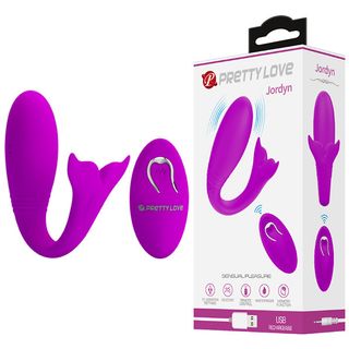 Вiбратор для двох з пультом керування PRETTY LOVE JORDYN (AFBI-014910W)