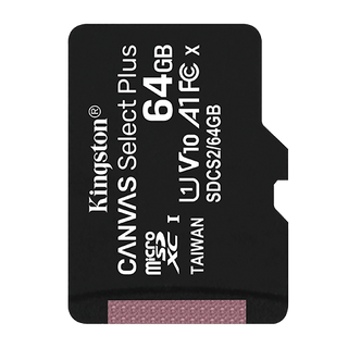Memória KINGSTON 64GB MicroSD Canvas Plus Adaptador [7075960]