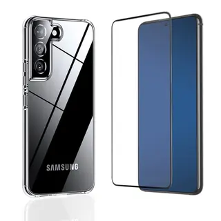 S22 Plus Super OFERTA (Folie sticla+Husa transparenta )