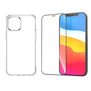 iPhone 12 Pro Max Super OFERTA (Folie sticla+Husa transparenta )