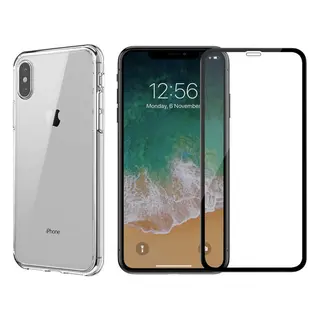 iPhone XS MAX Super OFERTA (Folie sticla+Husa transparenta )