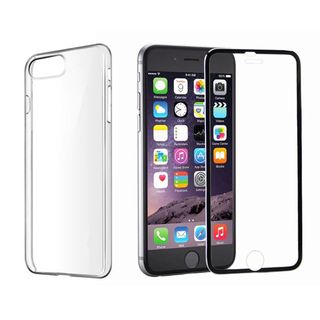 iPhone 7/8 Plus Super OFERTA (Folie sticla+Husa transparenta )