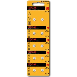 Kodak Max Alk Batt Kag4/Lr626-10 Perf