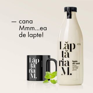 Lapte integral Lăptăria M 1L