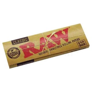 RAW Classic Natural Unrefined Rolling Papers, 50 Sheets