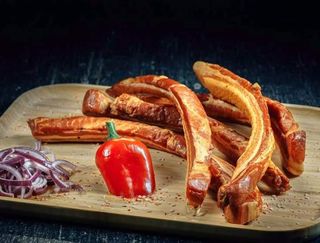 Piept de porc afumat