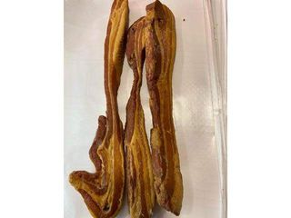 Fasii afumate din piept de porc