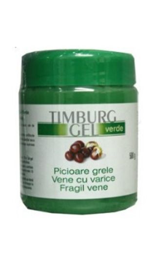 Timburg Gel verde pentru picioare grele, vene cu varice 500 g
