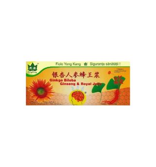 Ginko Biloba & Ginseng & Royal Jelly 10 fiole