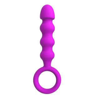 Dildo Anal Plug With Ring Purple Large PL
