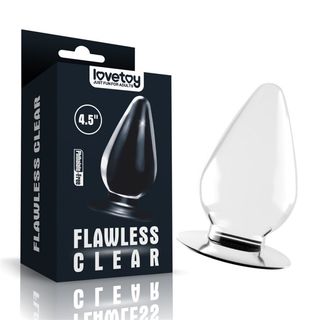 Dildo Anal Flawless Clear 4.5 Inch