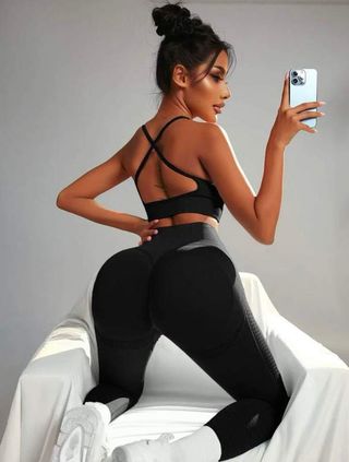 Colanti Push Up Black S