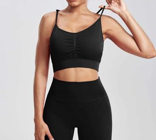 set fitness pea black colant lung S