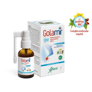 Aboca Golamir 2Act Spray Copii Si Adulti Fara Alcool 30Ml