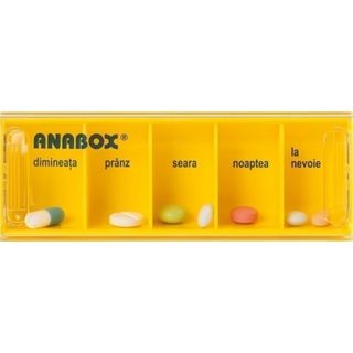 Anabox Cutie Pentru Organizarea Zilnica A Medicamentelor
