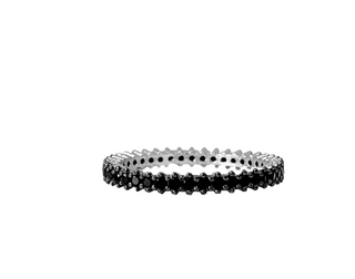 Inel Tennis Ame 54, Argint 925 Black Cubic Zirconia