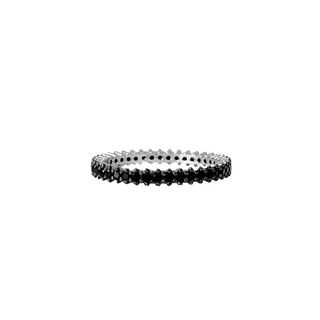Inel Tennis Ame 59, Argint 925 Black Cubic Zirconia