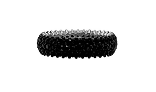Inel Tennis Amour 53, Argint 925 Black Cubic Zirconia