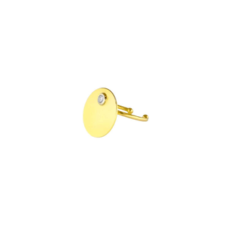 Inel Miroir, Argint 925, White Cubic Zirconia, Gold