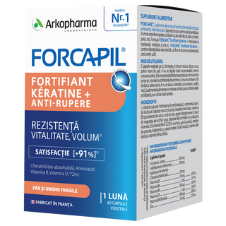 Forcapil Fortifiant Keratine+ 60 Capsule Arko