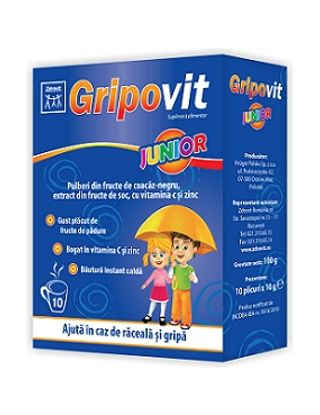 Zdrovit Gripovit Junior 10Plicuri