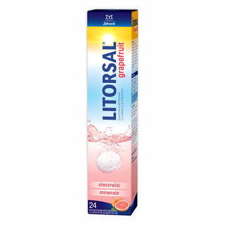 Zdrovit Litorsal Electroliti Grapefruit 24 Comprimate Effeverscente
