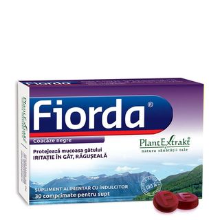 Fiorda Coacaze Negre 30 Comprimate De Supt