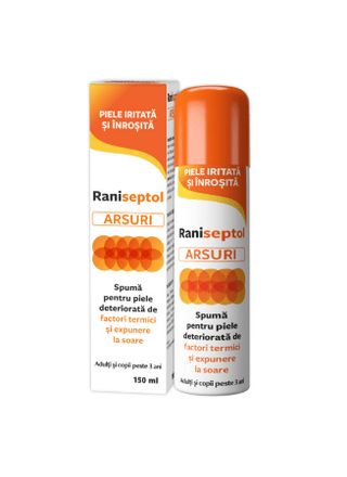 Zdrovit Raniseptol Arsuri Spuma 150Ml