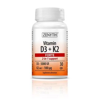 Vitamina D3 + K2 Forte X 30 Capsule Zenyth