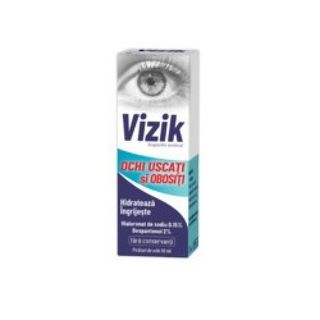 Zdrovit Vizik Ochi Uscati Si Obositi Picaturi Oftalmice 10Ml