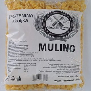 TESTENINA ŠKOLJKA 800gr