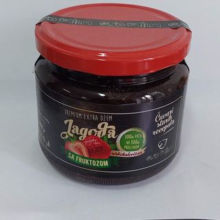 Premium extra džem JAGODA sa fruktozom 400gr