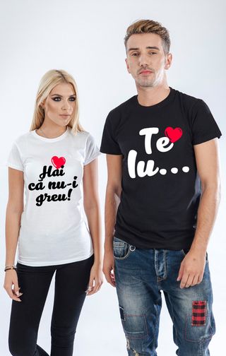 Tricouri de Cuplu Te iubesc