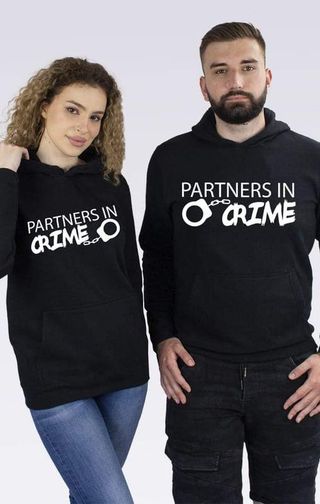 Set Hanorace de Cuplu Partners in Crime