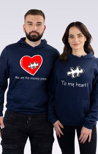 Set Hanorace de Cuplu Missing Piece