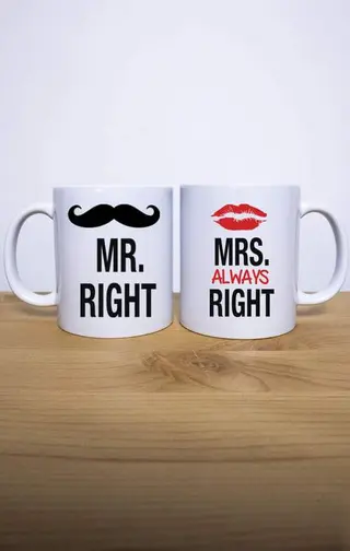 Set 2 Căni MR and MRS Right