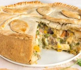Fresh Mushroom Pie