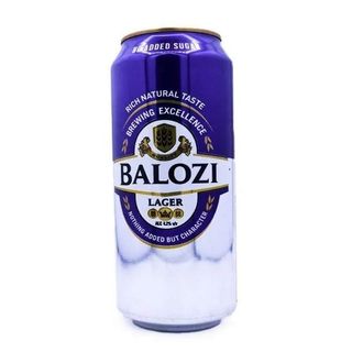 Balozi No-Added-Sugar Lager, 500ml
