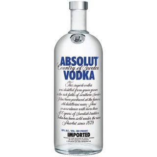 Absolut Vodka 40% Alc/Vol, 1000ml
