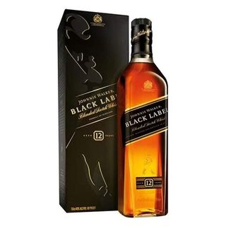 Johnnie Walker Black Label Blended Scotch Whisky, 750ml