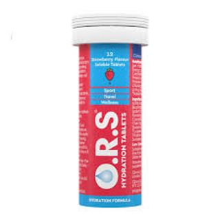 Ors Hydration Tablets Strawberry 12S