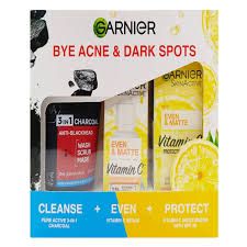 Garnier Bye Dark Spots And Acne Kit