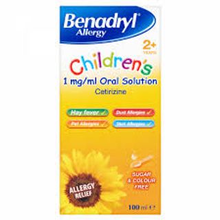 Benadryl Allergy Children 100Ml