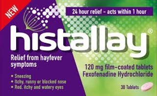 Histallay Fexofenadine 120Mg Tablets 30S