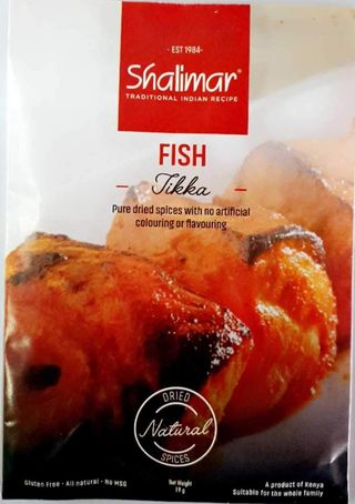 Shalimar Traditional Indian Fish Tikka, 19g