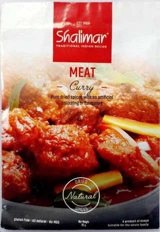 Shalimar Traditional Indian Meat Curry, 32g
