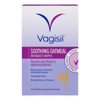 Vagisil Soothing Oatmeal Intimate Wipes 12'S