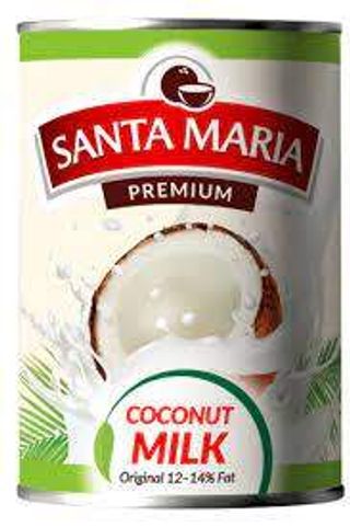 Santa Maria Premium Coconut Milk, 12-14% Fat