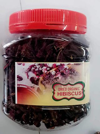 Organic Dried Hibiscus Flowers, 100g