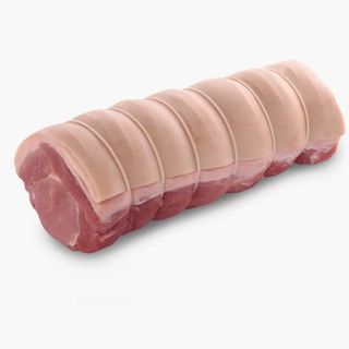 Rolled Pork Loin Skin On 500g